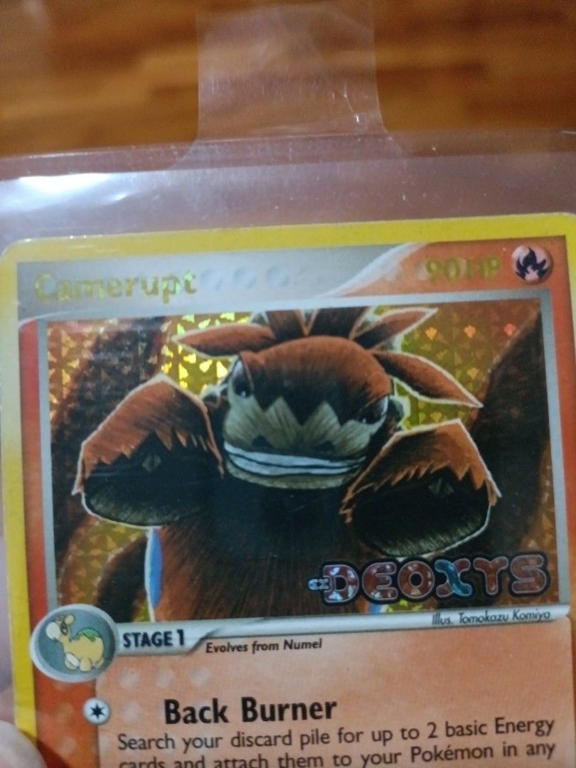 Camerupt Holo Stamped EX Deoxys Rare, Hobbies & Toys, Toys & Games on  Carousell