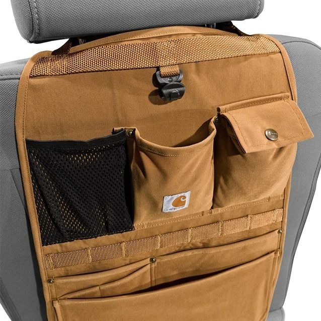 Carhartt universal nylon duck canvas outlet automotive seat organizer