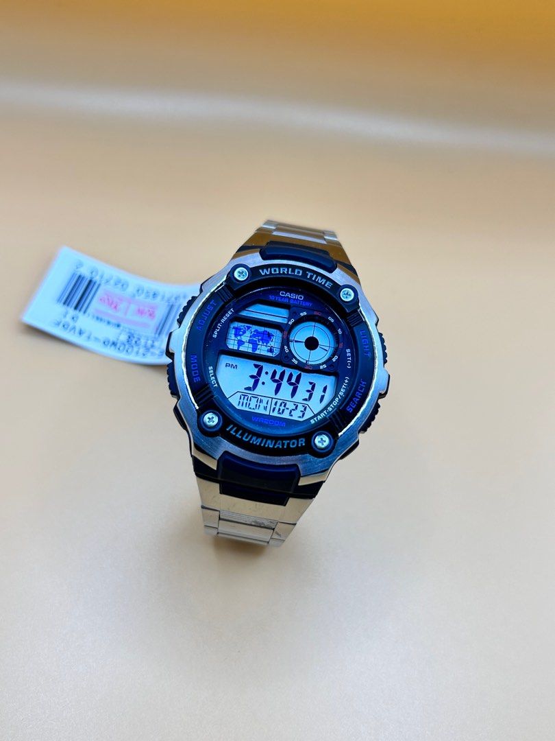 Casio Digital Stainless Watch, Men's Fashion, Watches & Accessories