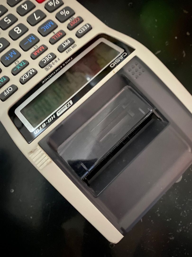 Casio HR8TM Handheld Portable Printing Calculator, Hobbies & Toys, Stationery & Craft