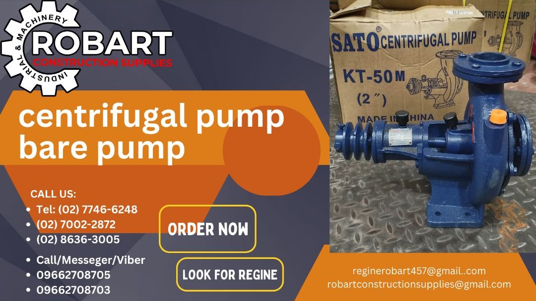centrifugal pump bare pump, Commercial & Industrial, Construction Tools