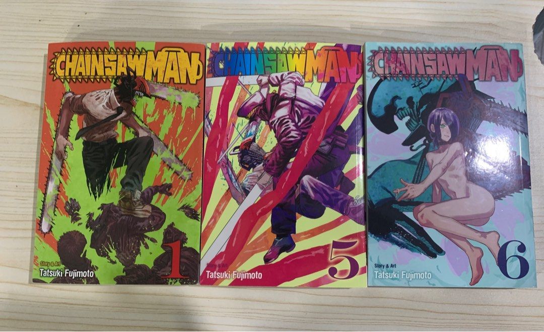 Chainsaw Man Manga Viz Media, Hobbies & Toys, Books & Magazines, Comics