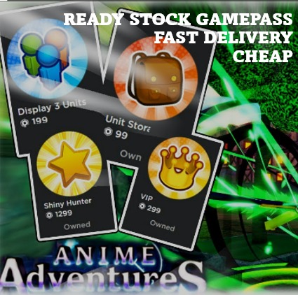 Anime Adventure Units, Video Gaming, Video Games, Others on Carousell
