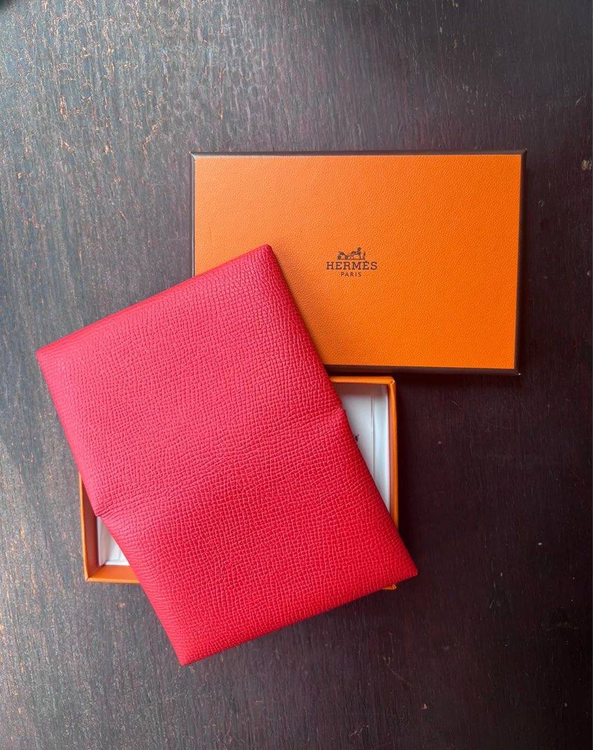 Hermes Pochette Calvi MM used as pouch for iPad mini and Onyx Boox