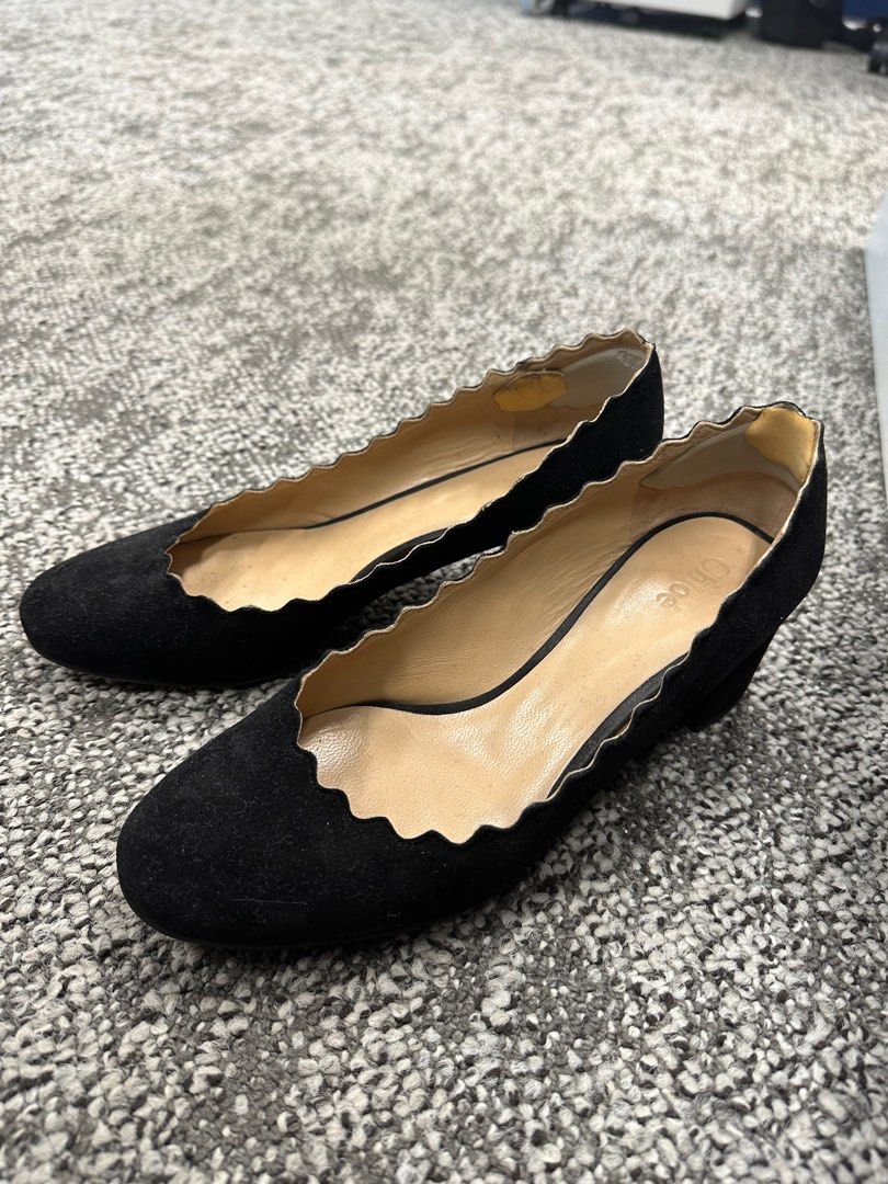 Chloe black clearance flats