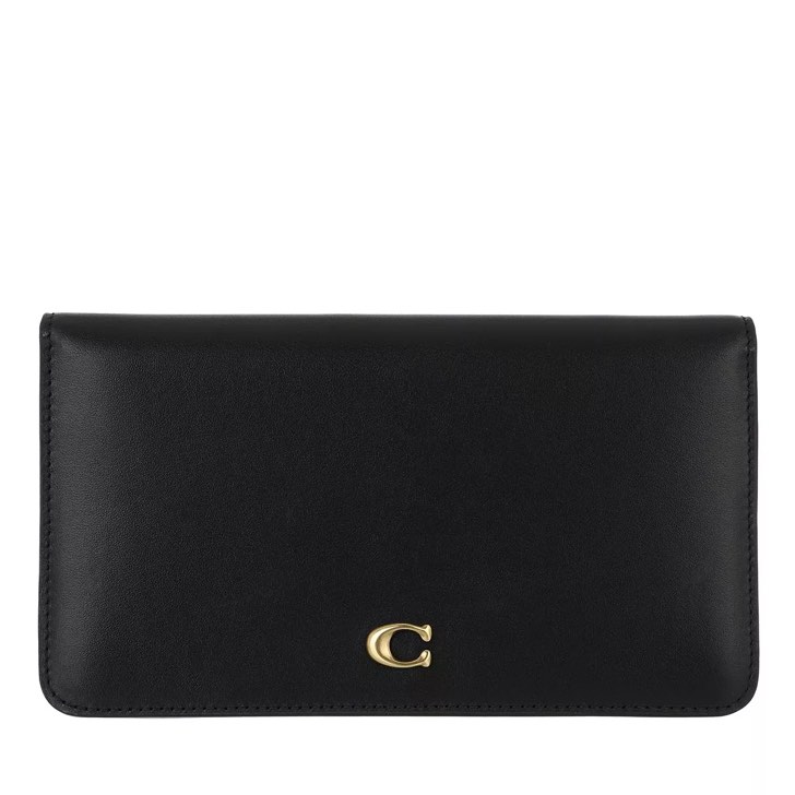 Coach Sport Calf Sleek Bifold Wallet in Saddle main image 1