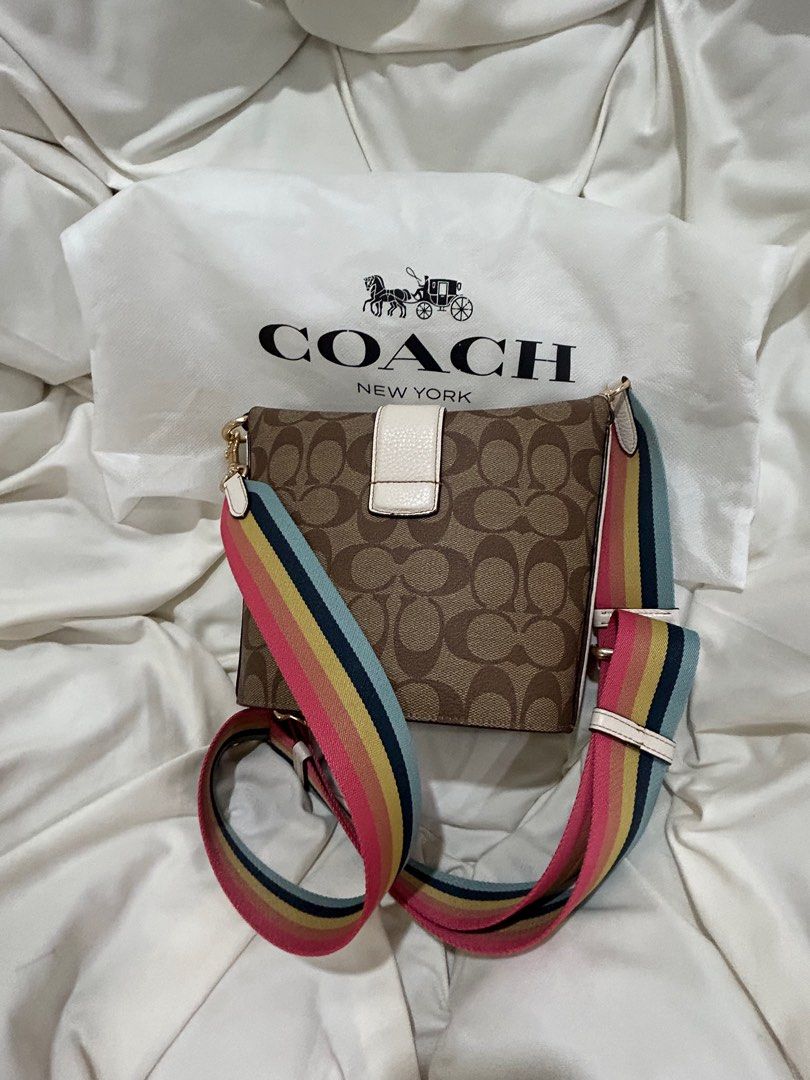 Coach x Peanuts Addie Crossbody in Signature Canvas with Varsity