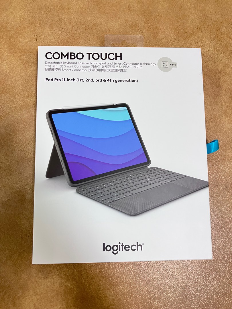 黑五限定] Combo Touch配備觸控板背光鍵盤保護套-iPad pro 11吋專用
