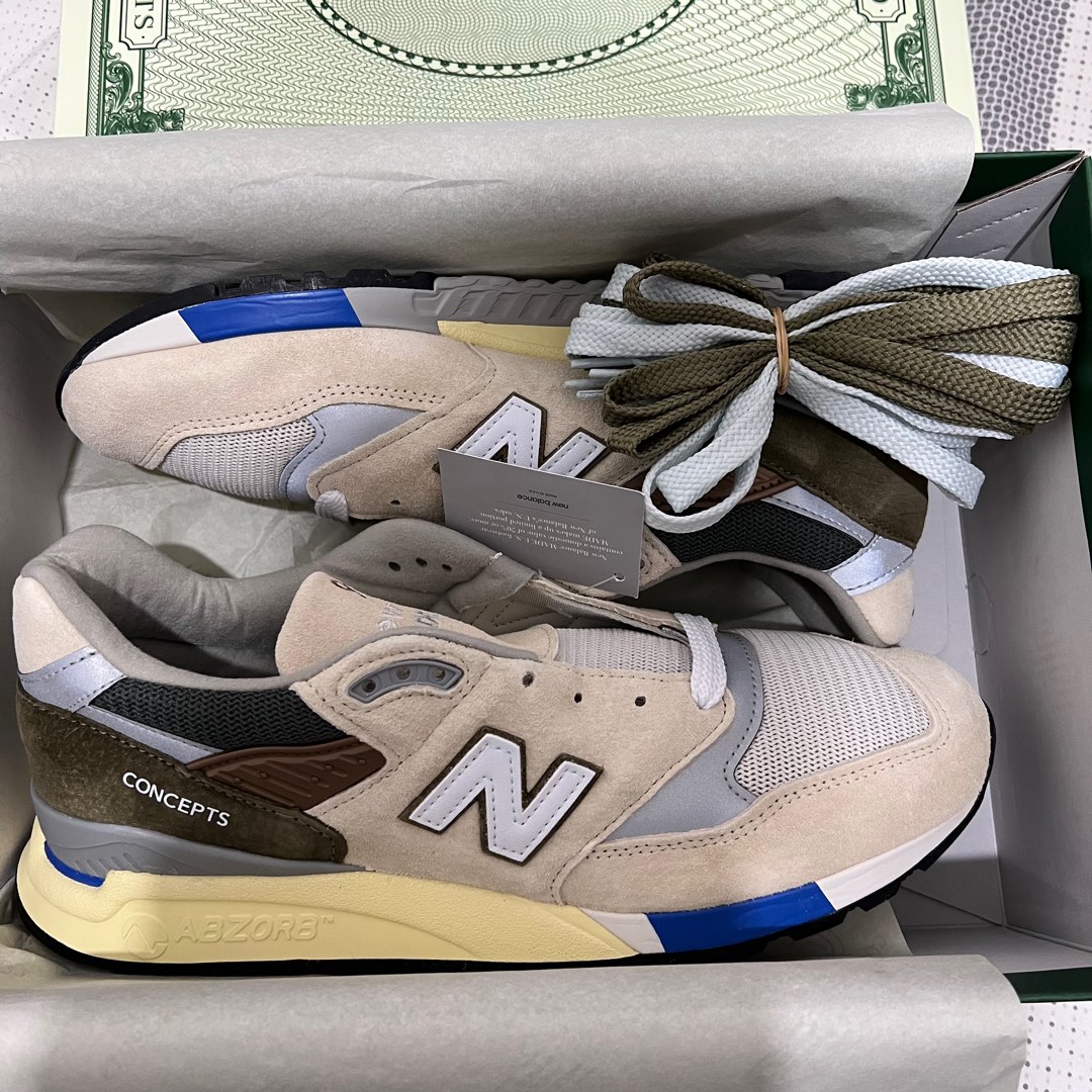 CONCEPTS X NEW BALANCE MADE IN USA 998 C-NOTE US10