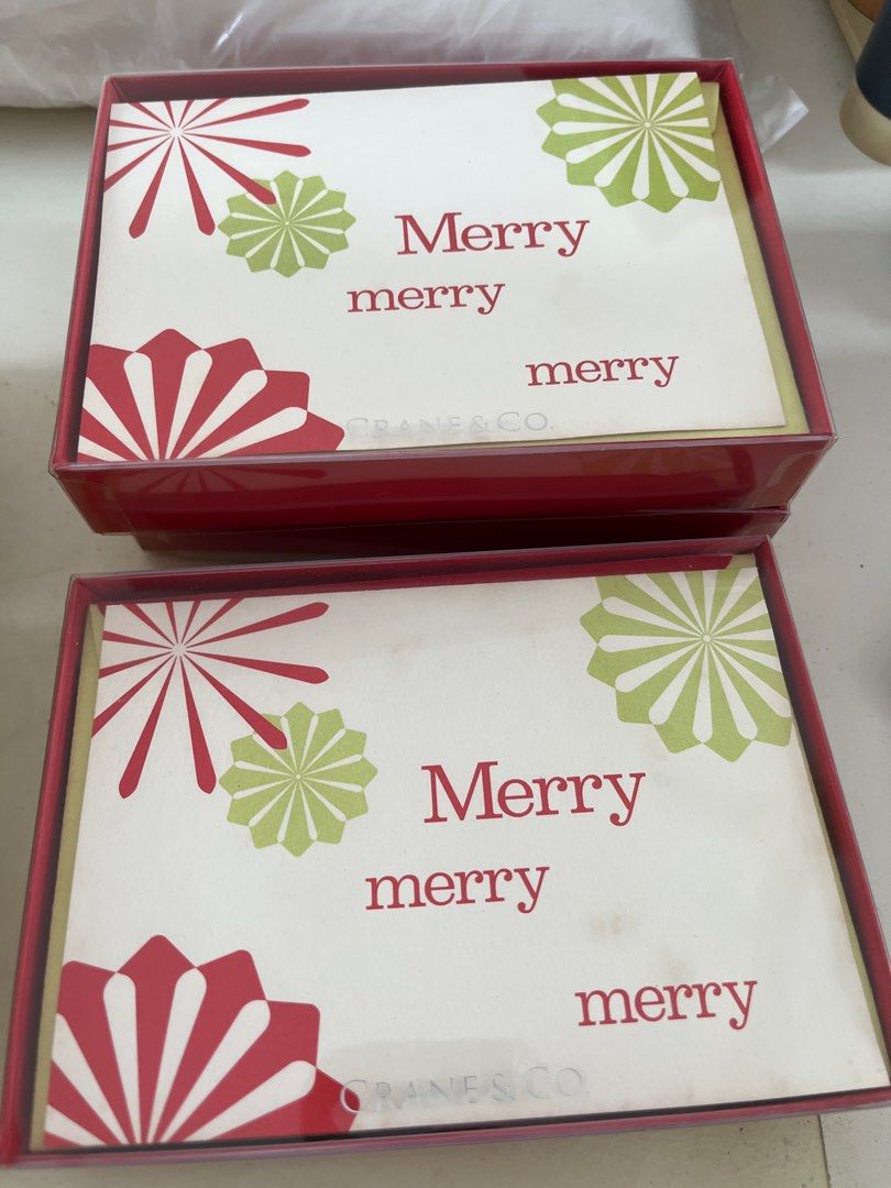 Crane Christmas cards, Hobbies & Toys, Stationery & Craft, Stationery