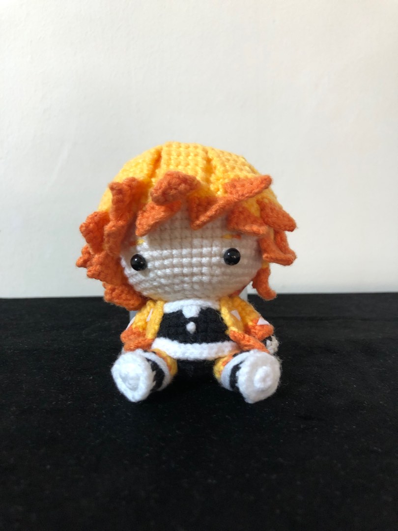 Crochet Zenitsu Demon Slayer Anime character, Hobbies & Toys