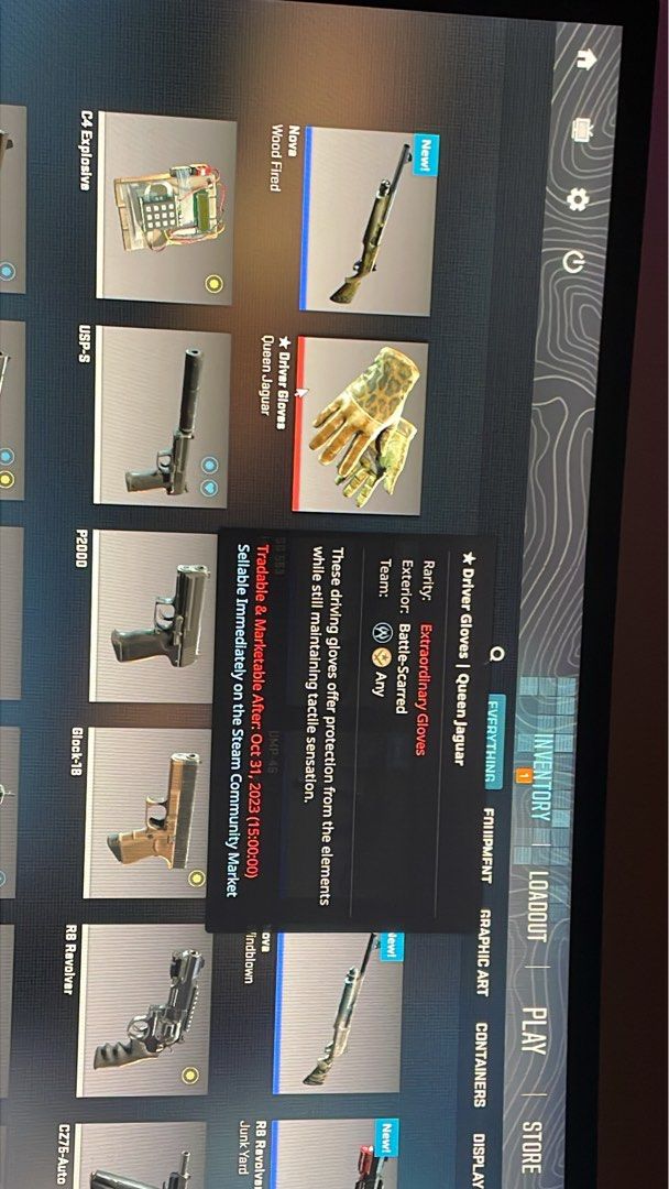 Csgo queen jaguar glove, Video Gaming, Gaming Accessories, InGame