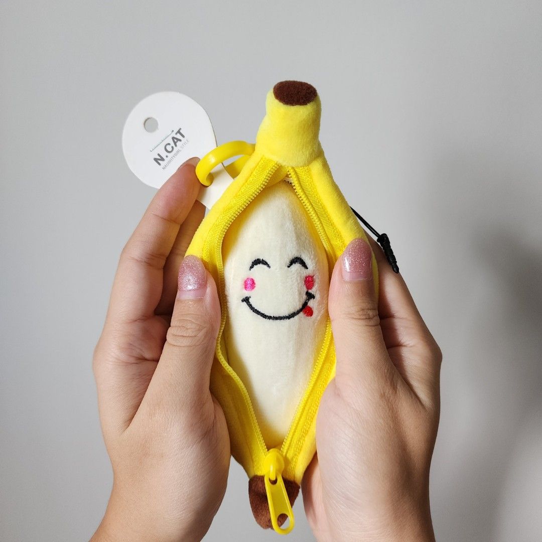Cute Banana Keychain, Hobbies Toys, Toys Games on Carousell