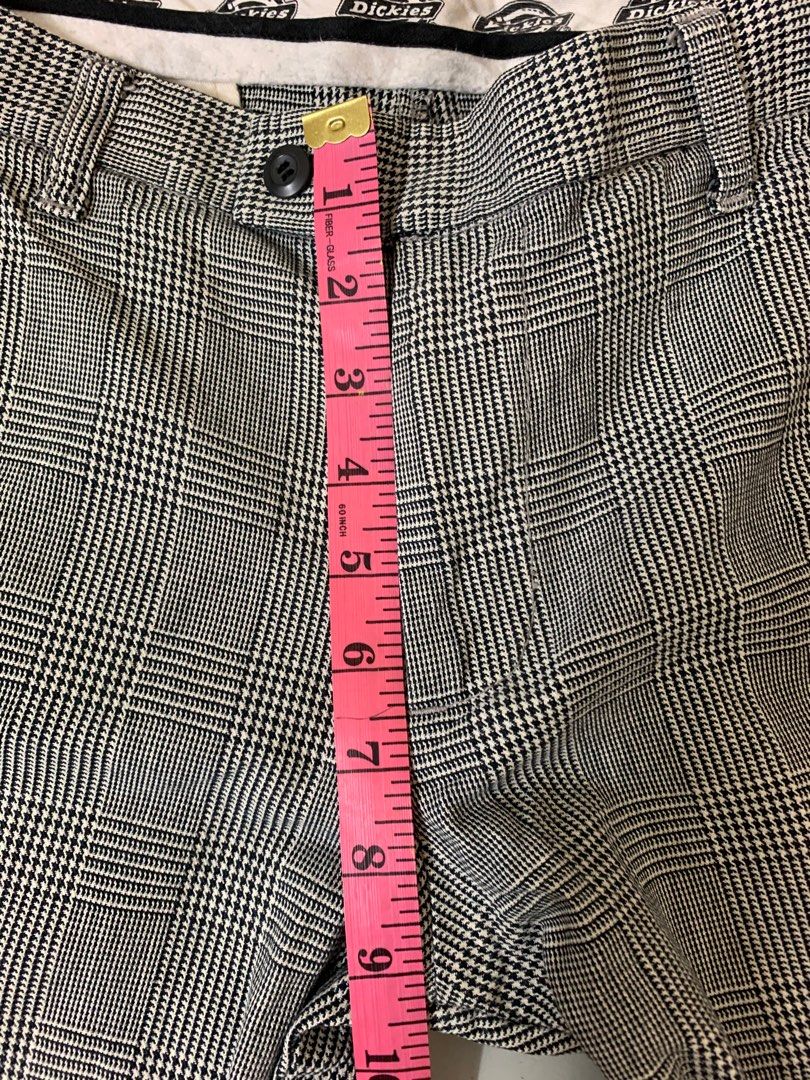 Dickies Grey Checkered Pants Men s Fashion Bottoms Trousers on Carousell