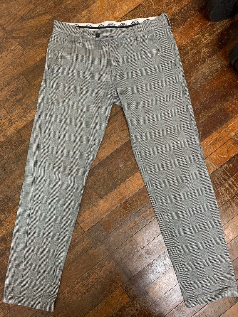 Dickies Grey Checkered Pants