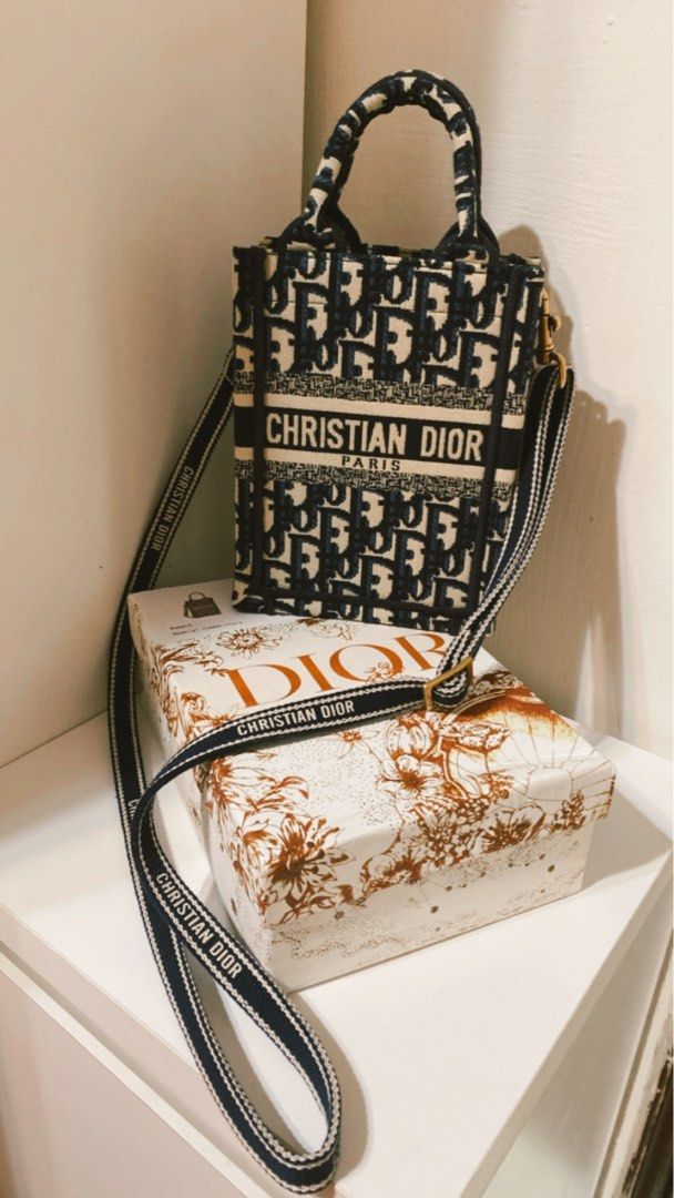 Dior mini book tote