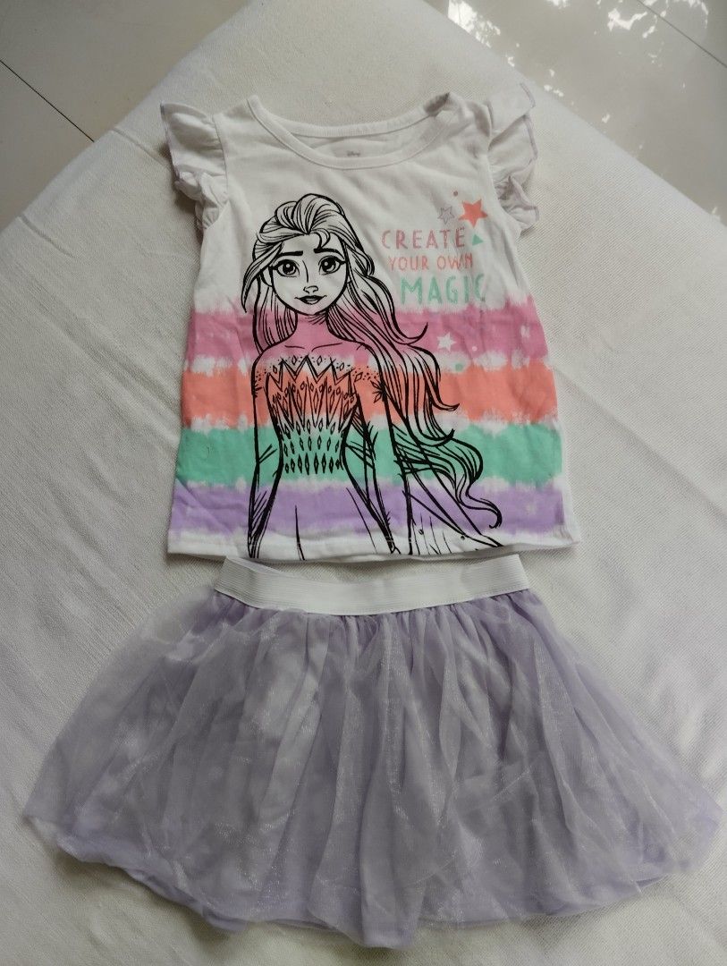 Tutu skirt outlet with white shirt