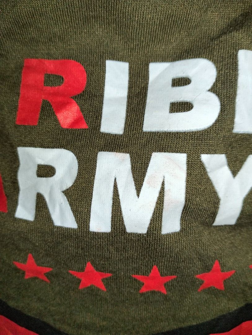 Dragon Ball Vintage Red Ribbon Army Jacket Khaki Green 3L Size, Men's