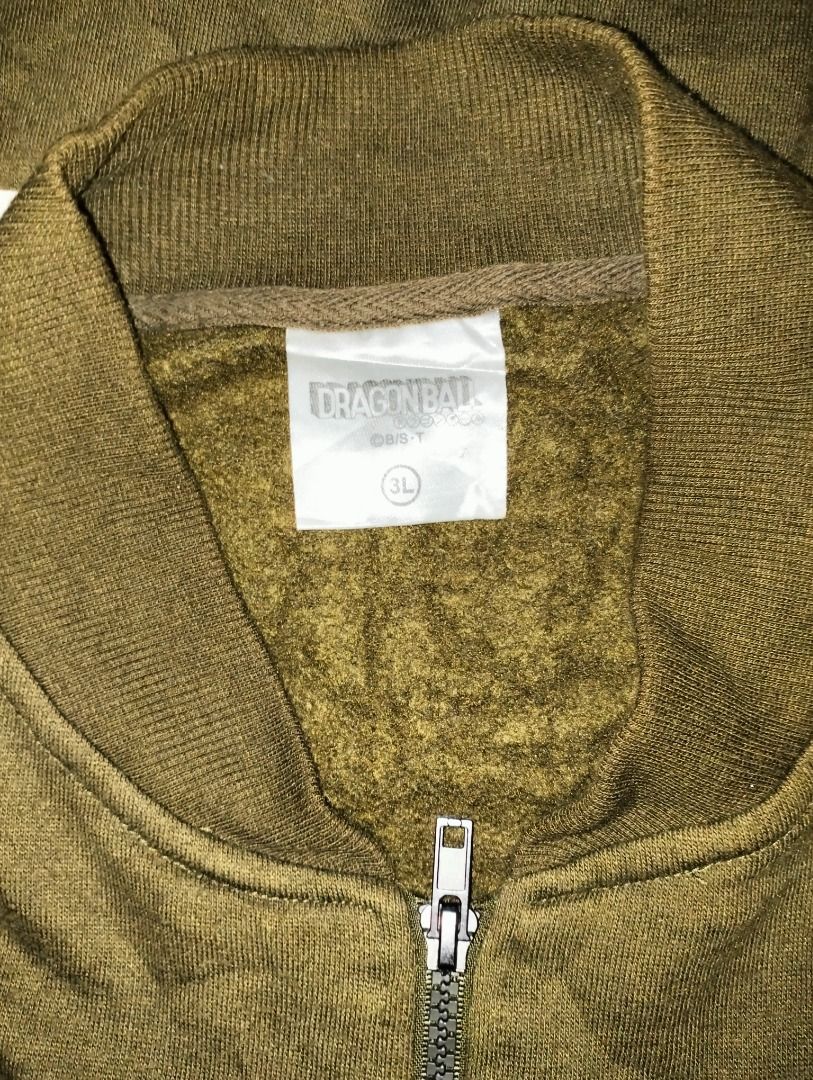 Dragon Ball Vintage Red Ribbon Army Jacket Khaki Green 3L Size, Men's