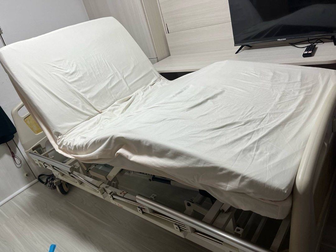 Electrical hospital bed, Furniture & Home Living, Furniture, Bed Frames