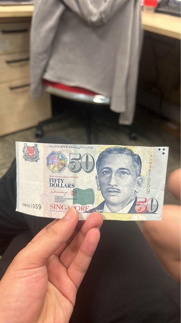 Printing Error SGD 50 Note Hobbies Toys Memorabilia Collectibles printing-error-sgd-50-note-hobbies-toys-memorabilia-collectibles