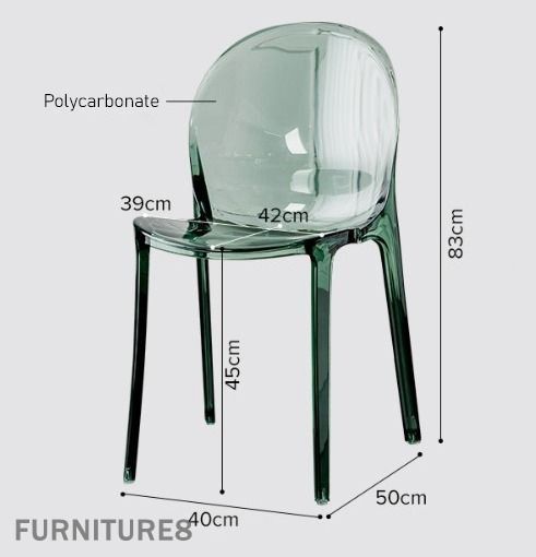 Transparent chair outlet price
