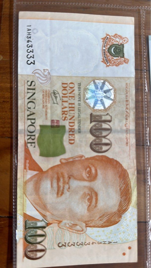 Fancy # (Category: Currency) located in Singapore. Submitted by scanscant (Listing ID 1261813567, Image 4). Description: $100 - add $8 ea $50 - add $4 ea $10 - add $2 ea $2 - add $1 ea Min sales - $50 .
