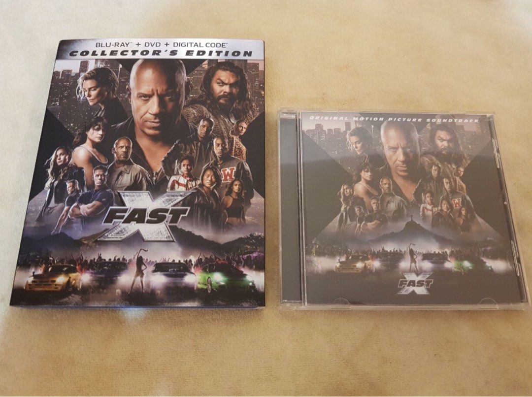 Fast and Furious 10 Fast X Collectors Edtion DVD 1-Disc Movie Set