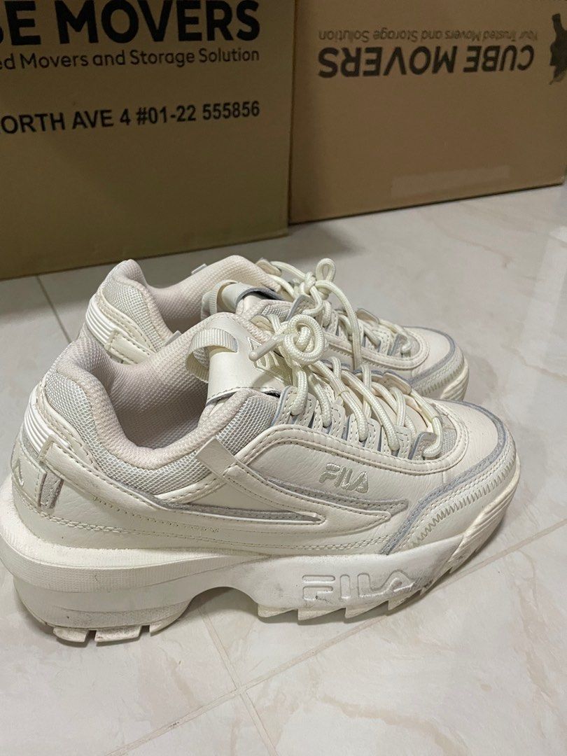 Fila Disruptor 2 1998 Beige Unisex Casual Platform Chunky Dad Shoes Sneakers