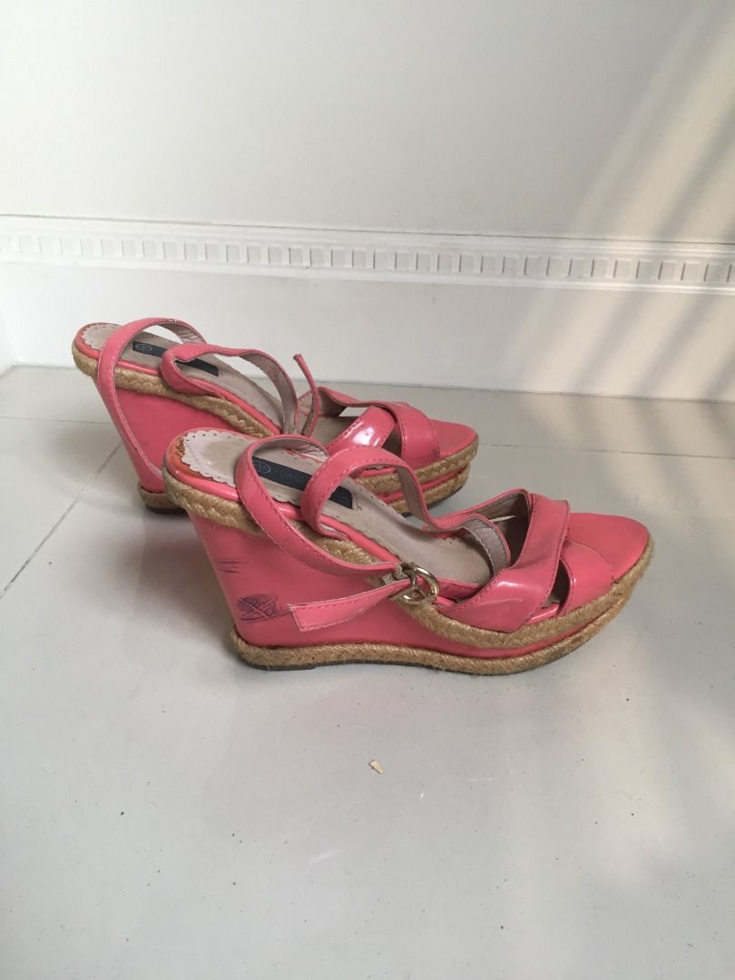 Girls pink wedges outlet