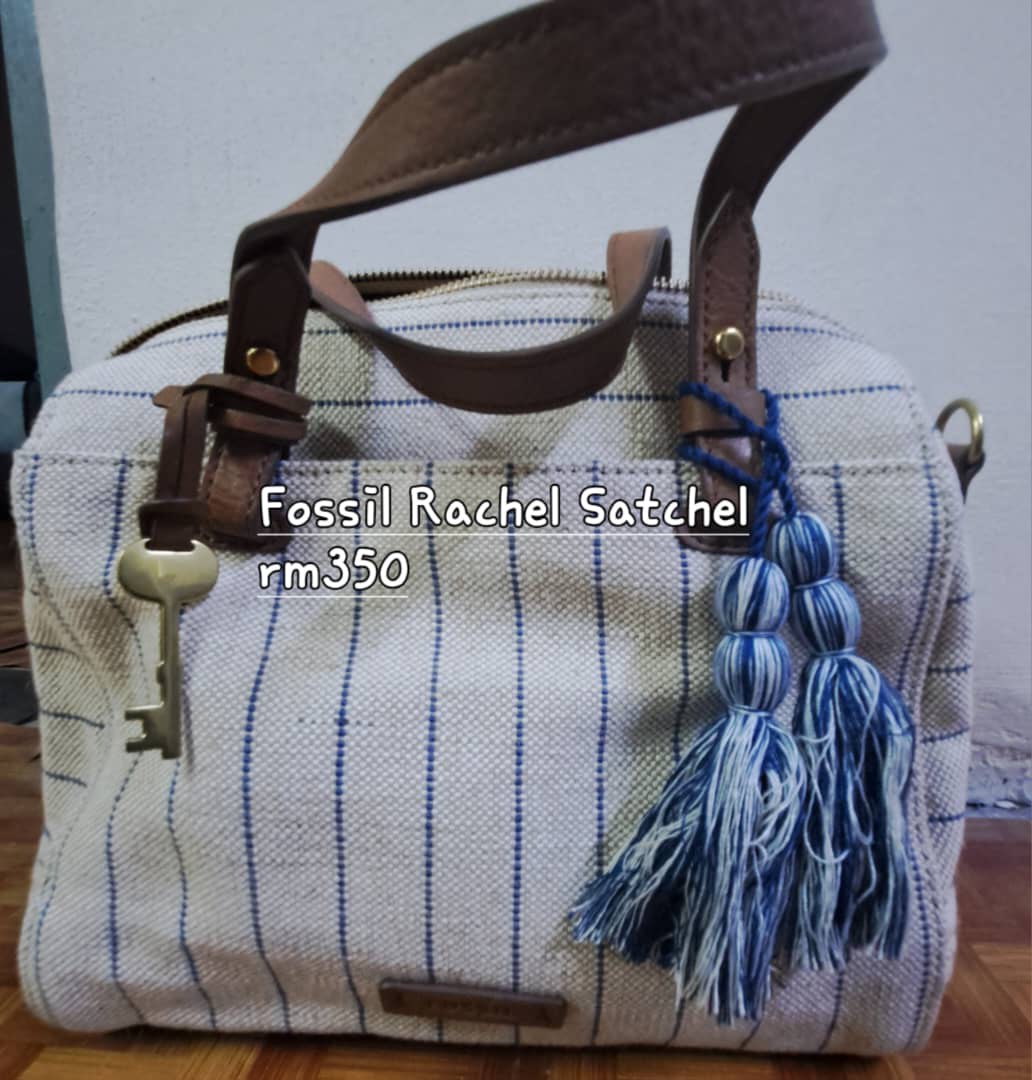 Fossil rachel store satchel blue