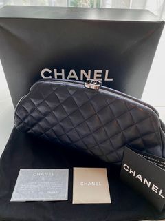 Authentic Chanel black quilted vintage medallion tote, Luxury