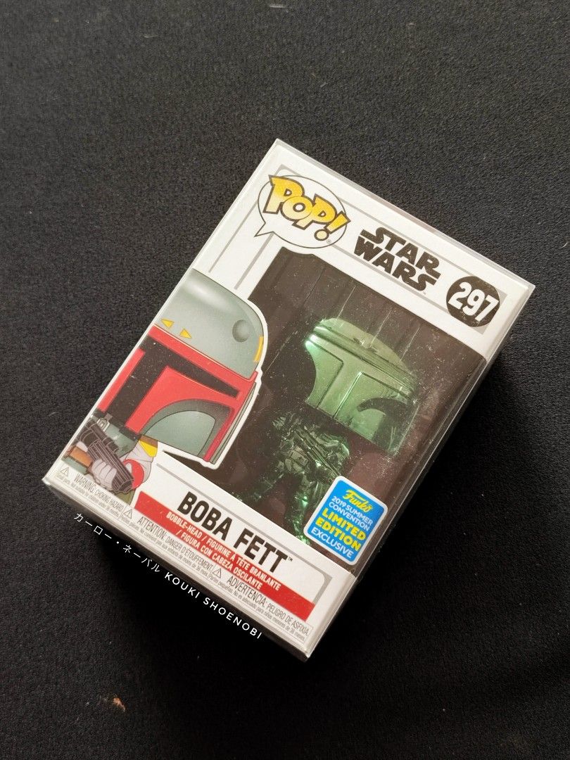 Funko Pop Darth Vader Boba Fett (Category: Designer & Blind Box Toys) located in Manila. Submitted by bkki.30 (Listing ID 1261784358, Image 3). Description: FS Funko Pop Darth Vader Electrocuted 288 - SOLD Boba Fett 297 (Funko Summer Convention Exclusive Limited Edition : Stickered) - 1700 nego Both with Protector Boxes Good cond Qc meetups as long as safe Cash on delivery available within Metro Manila Shipping Nationwide via JRS #KoukiShoenobi👹