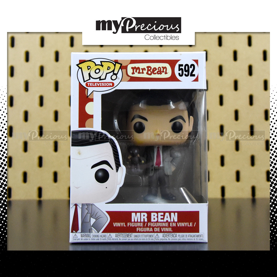 Funko Pop Television Mr. Bean 592 Mr Bean with Teddy Bear Vaulted