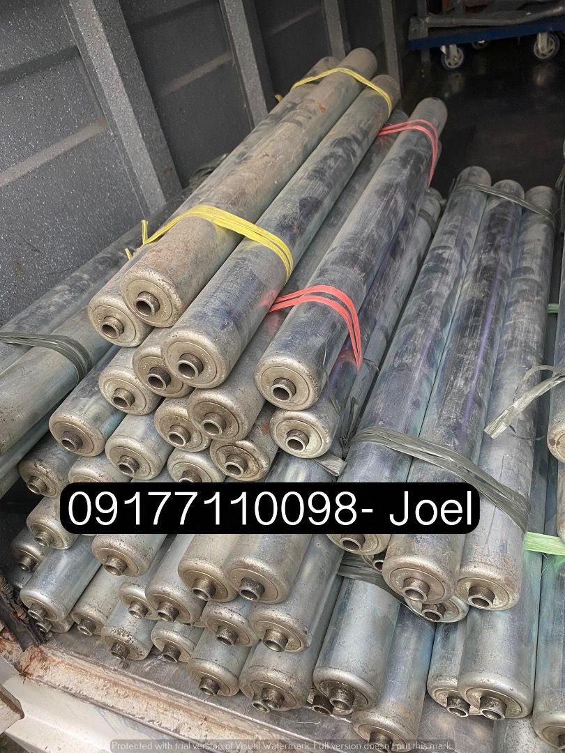 Galvanized Steel Conveyor Roller (Category: Construction Tools & Equipment) located in Manila. Submitted by joeyroque09 (Listing ID 1261807886, Image 3). Description: Conveyor Roller Size: 2 1/4 x 30” Price: ₱2,900/pc .
