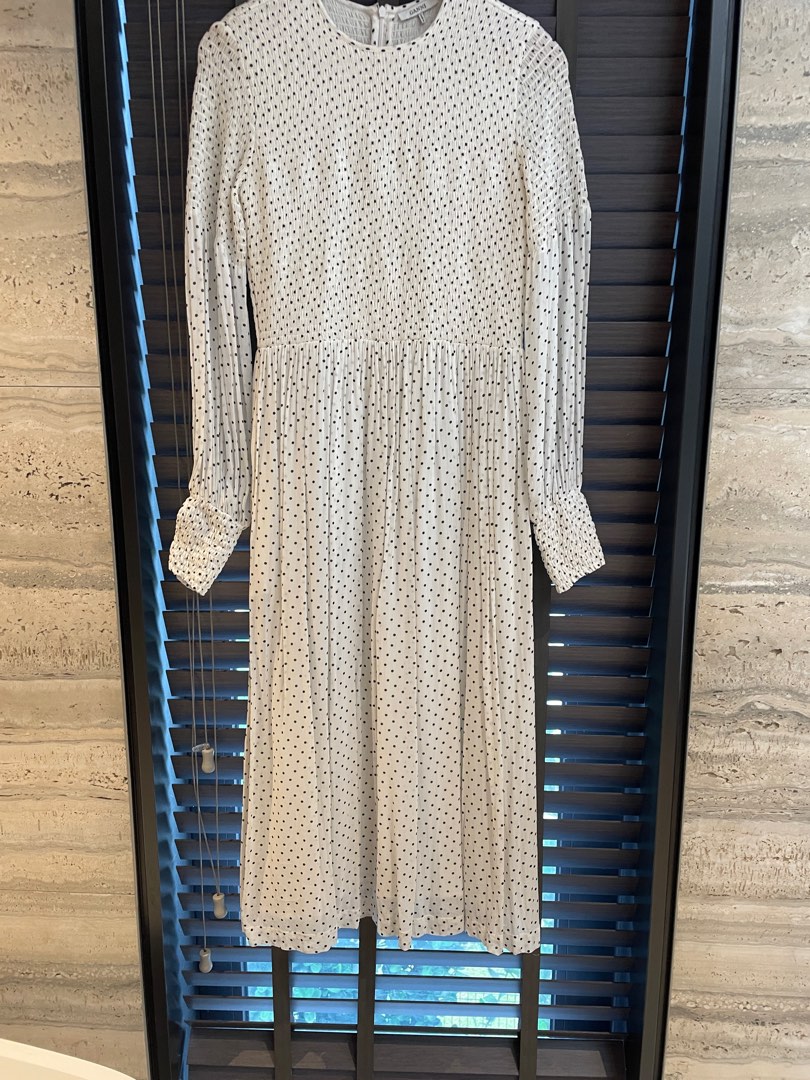 Ganni polka top dot dress