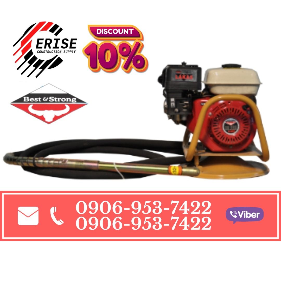 Gasoline Type Concrete Vibrator Set, Commercial & Industrial ...