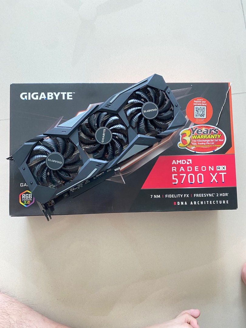 Gigabyte AMD Radeon RX5700XT, Computers & Tech, Parts & Accessories ...