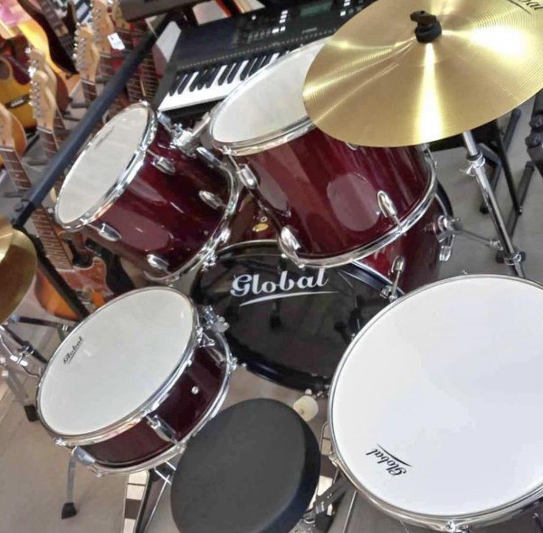 Global Drum Set, Hobbies & Toys, Music & Media, Musical Instruments on
