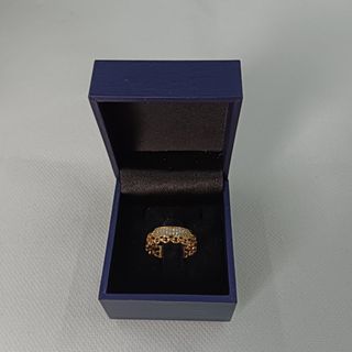 Gold costume top jewelry rings
