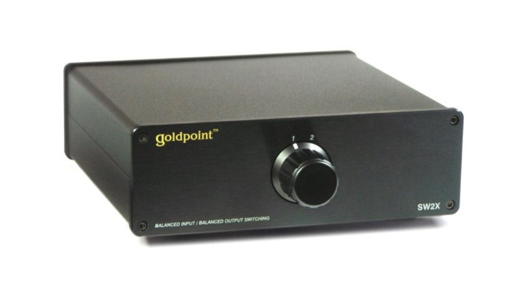 Gold Point Hd Goldpoint SW2X Audiophile Balanced Stereo Output Selector XLR Switcher ...