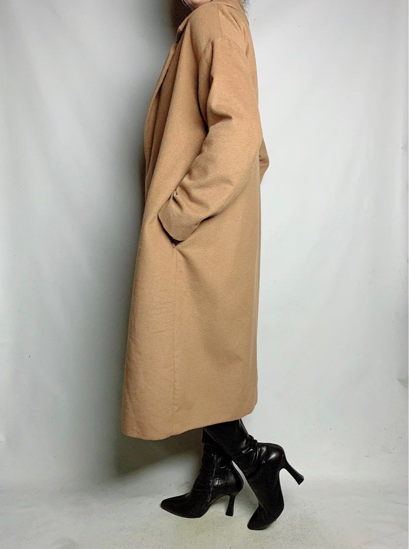 Uniqlo camel overcoat online