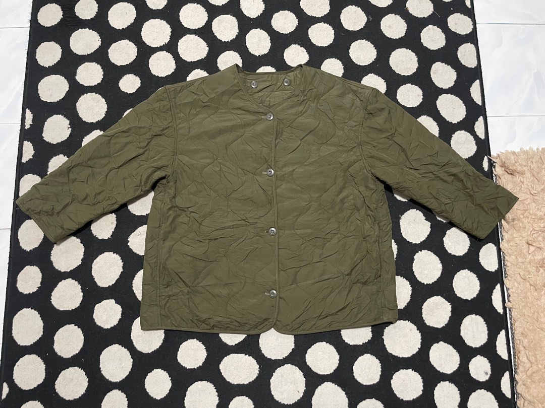 GU Uniqlo Military Liner Jacket Bigsize, Women's Fashion, Coats