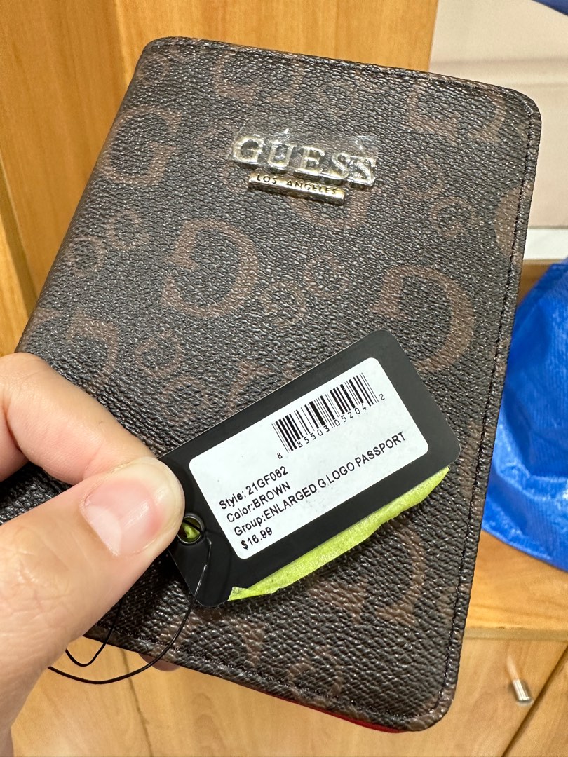 Guess Passport Holder, Women's Fashion, Bags & Wallets, Wallets & Card holders on Carousell