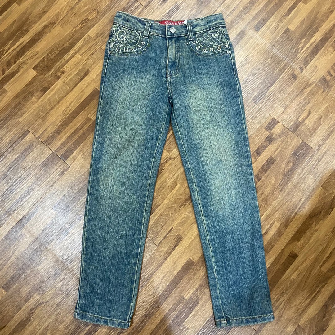 Guess vintage jeans, Fesyen Wanita, Pakaian Wanita, Bawahan di Carousell