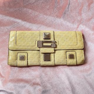 Guess Vintage Yellow Clutch