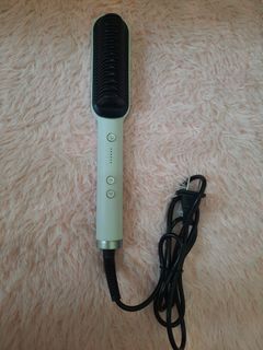 Hair Straightener Comb Multifunctional electric heating iron brush hair straightening hair curler