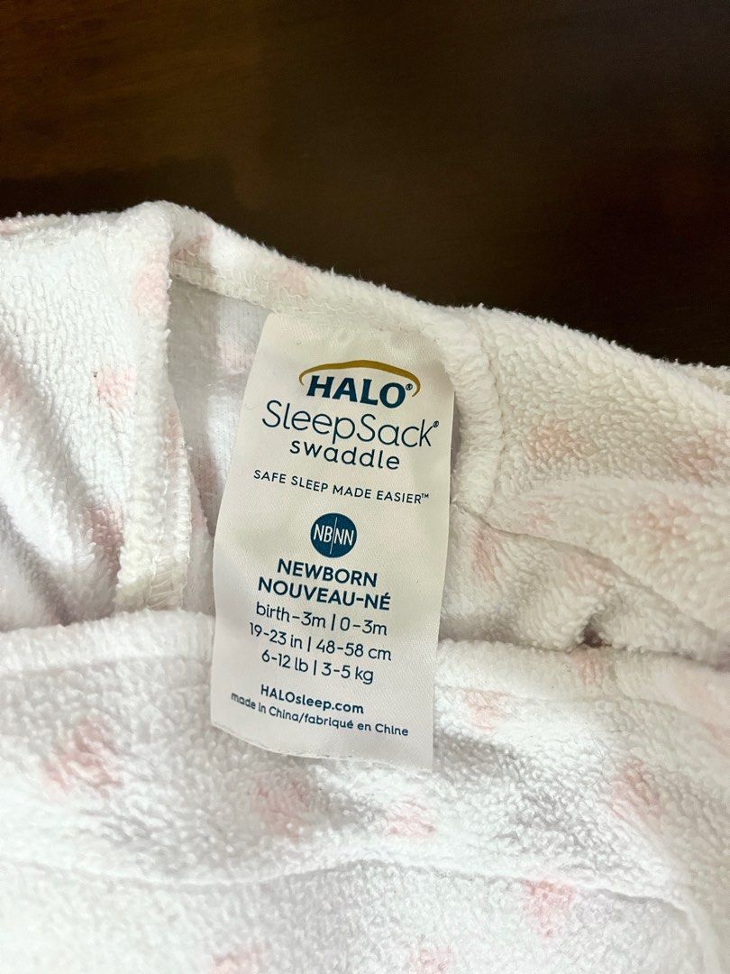 Halo sleeping bag sleepsack swaddle newborn 0 3m winter