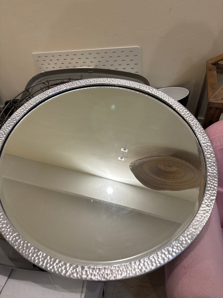 Hammer Metal Frame round mirror, Furniture & Home Living, Home Decor, Mirrors on Carousell