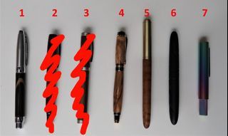 Handmade/Custom made wood fountain pens #5 nibs